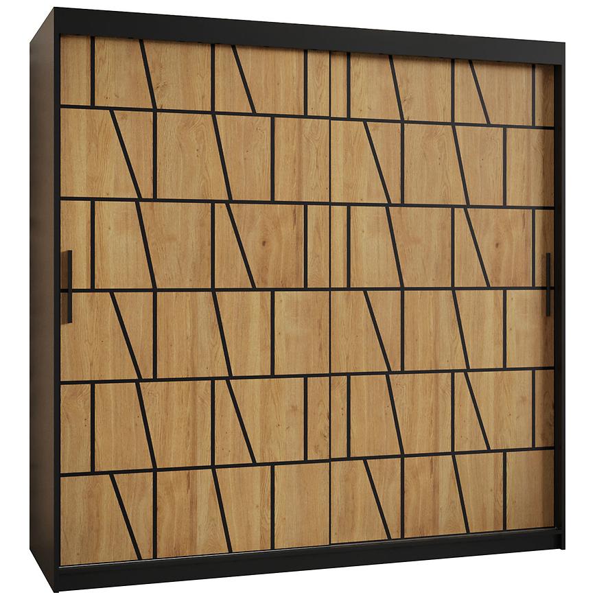 Skříň Gustavo 1 180 černá Baumax