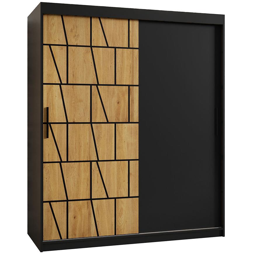 Skříň Gustavo 150 černá Baumax