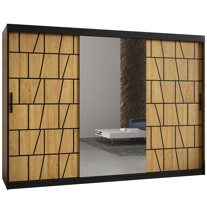 Skříň Gustavo 2 250 černá Baumax