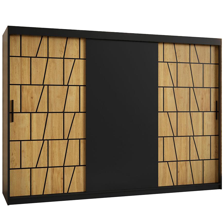 Skříň Gustavo 250 černá Baumax