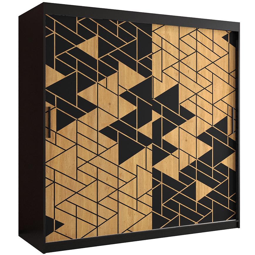 Skříň Sandakan 1 180 černá Baumax