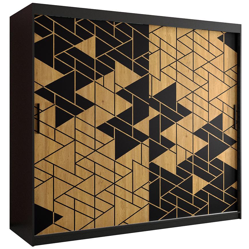 Skříň Sandakan 1 200 černá Baumax