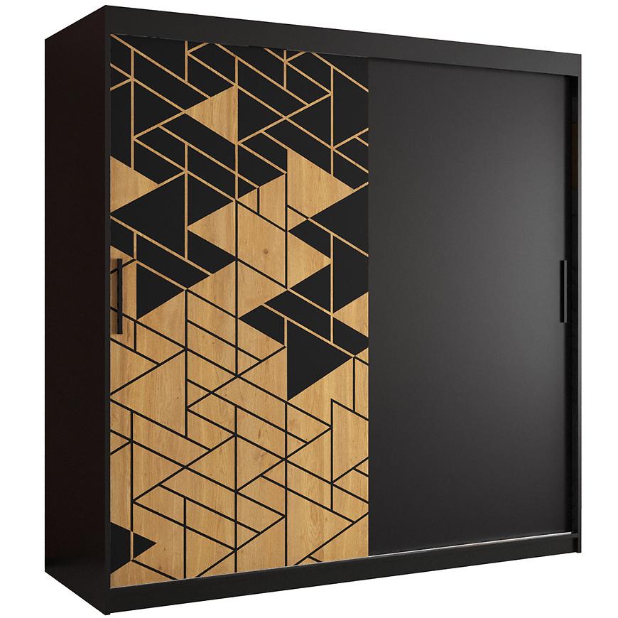 Skříň Sandakan 180 černá Baumax