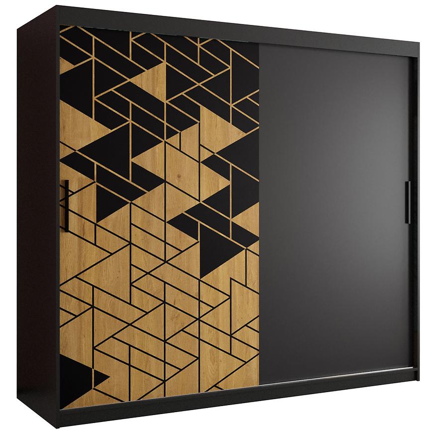 Skříň Sandakan 200 černá Baumax