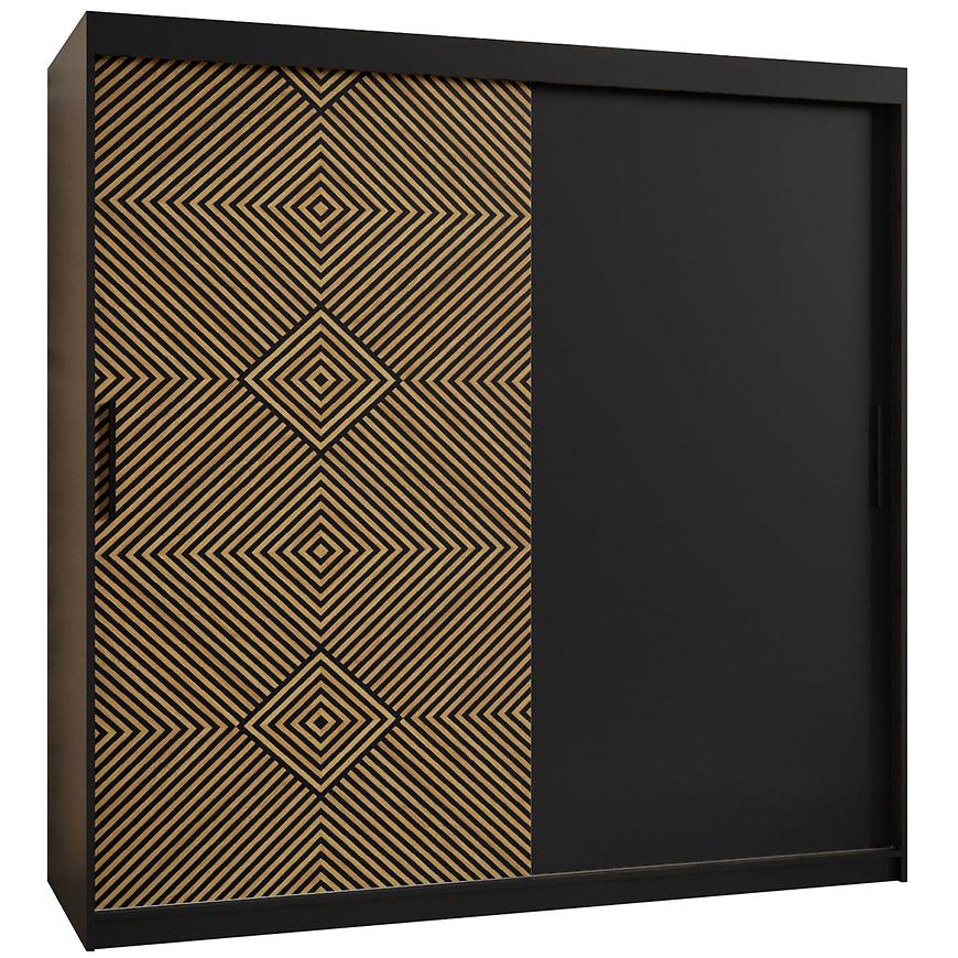 Skříň Zulu 180 černá Baumax