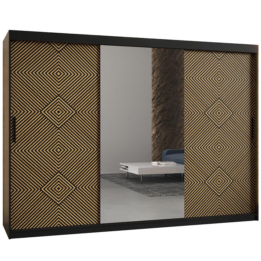 Skříň Zulu 2 250 černá Baumax