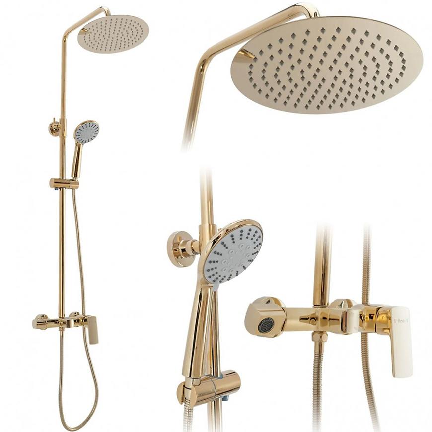 Sprchový set Roger Rea P0692 zlatý REA