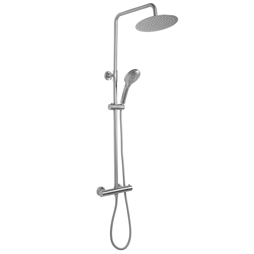 Sprchový set s termostatem Vincent Rea P6603 kartačovaný nikl REA