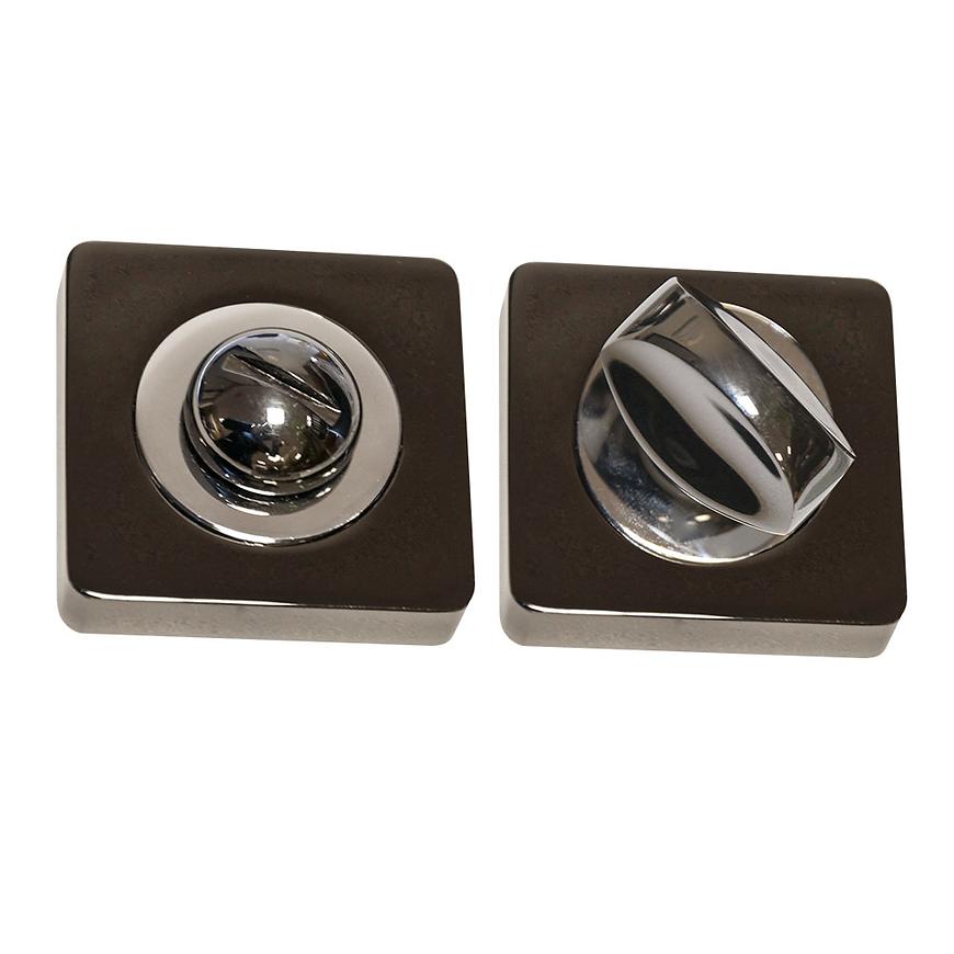 Štít ZR13 WC nikiel/černá Baumax