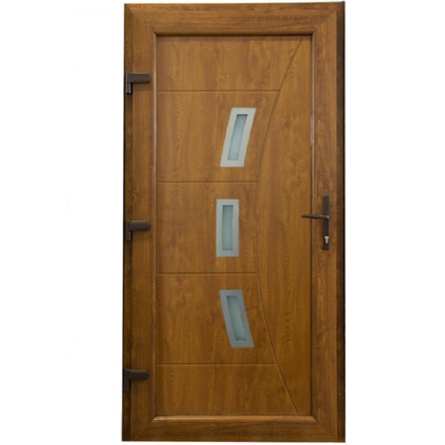 Vchodové dveře CANDY D10 90L zlatý dub Baumax