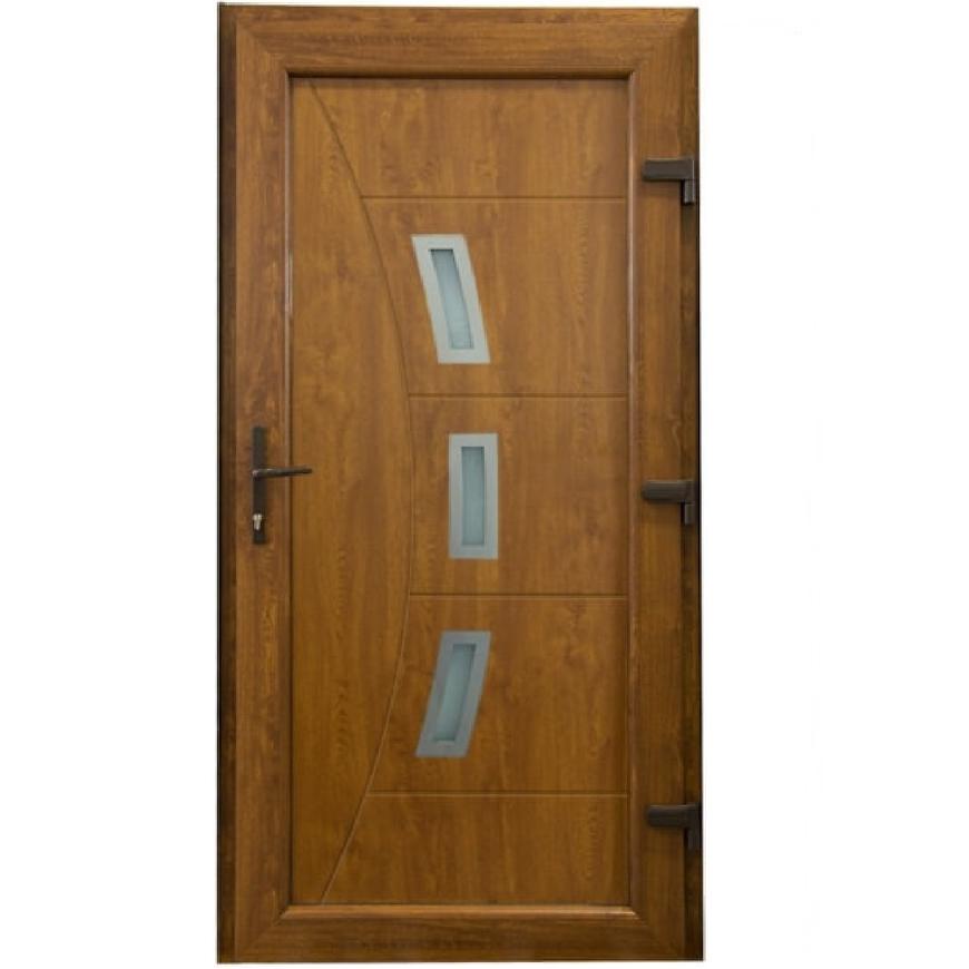 Vchodové dveře CANDY D10 90P zlatý dub Baumax