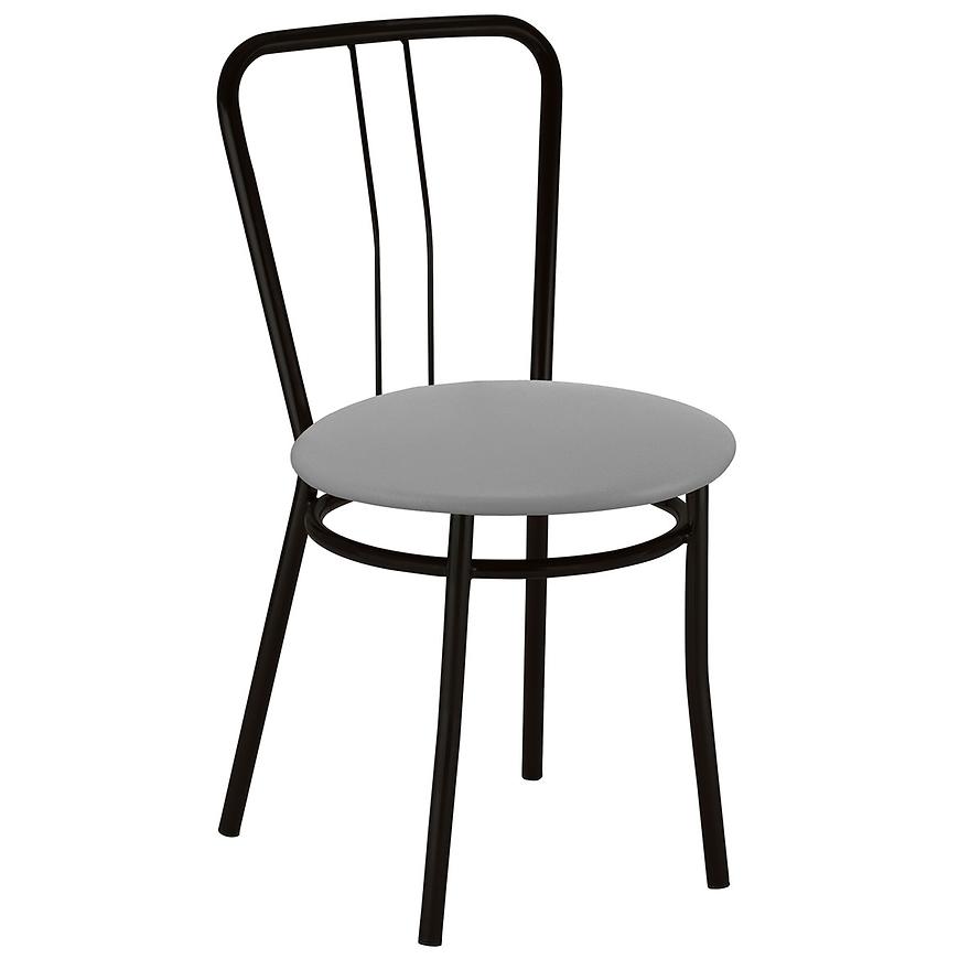 Židle ALBA black V28 šedá Baumax