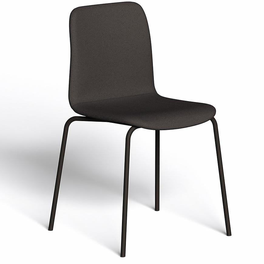 Židle VAPAA čalouněná černá Baumax