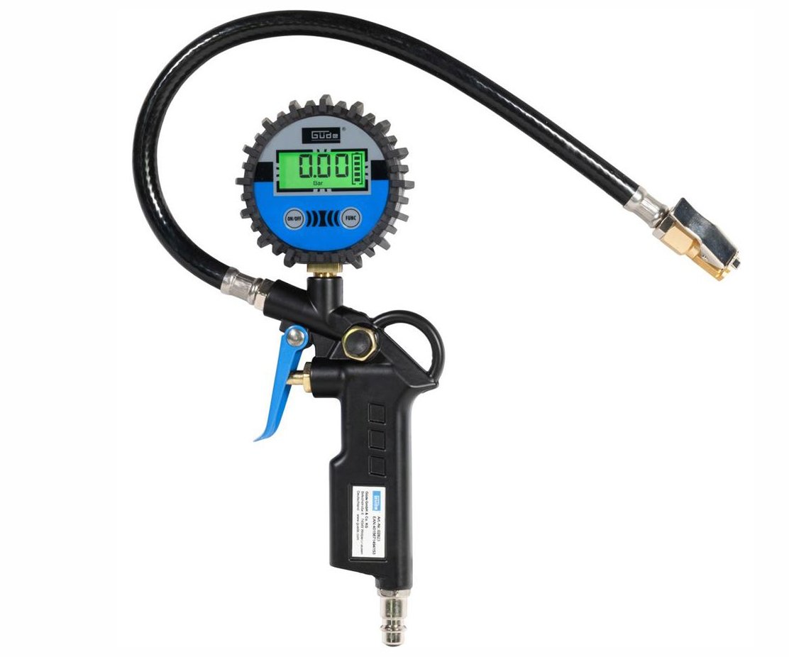 Plnič pneumatik s manometrem digitální 11 E Güde 2823