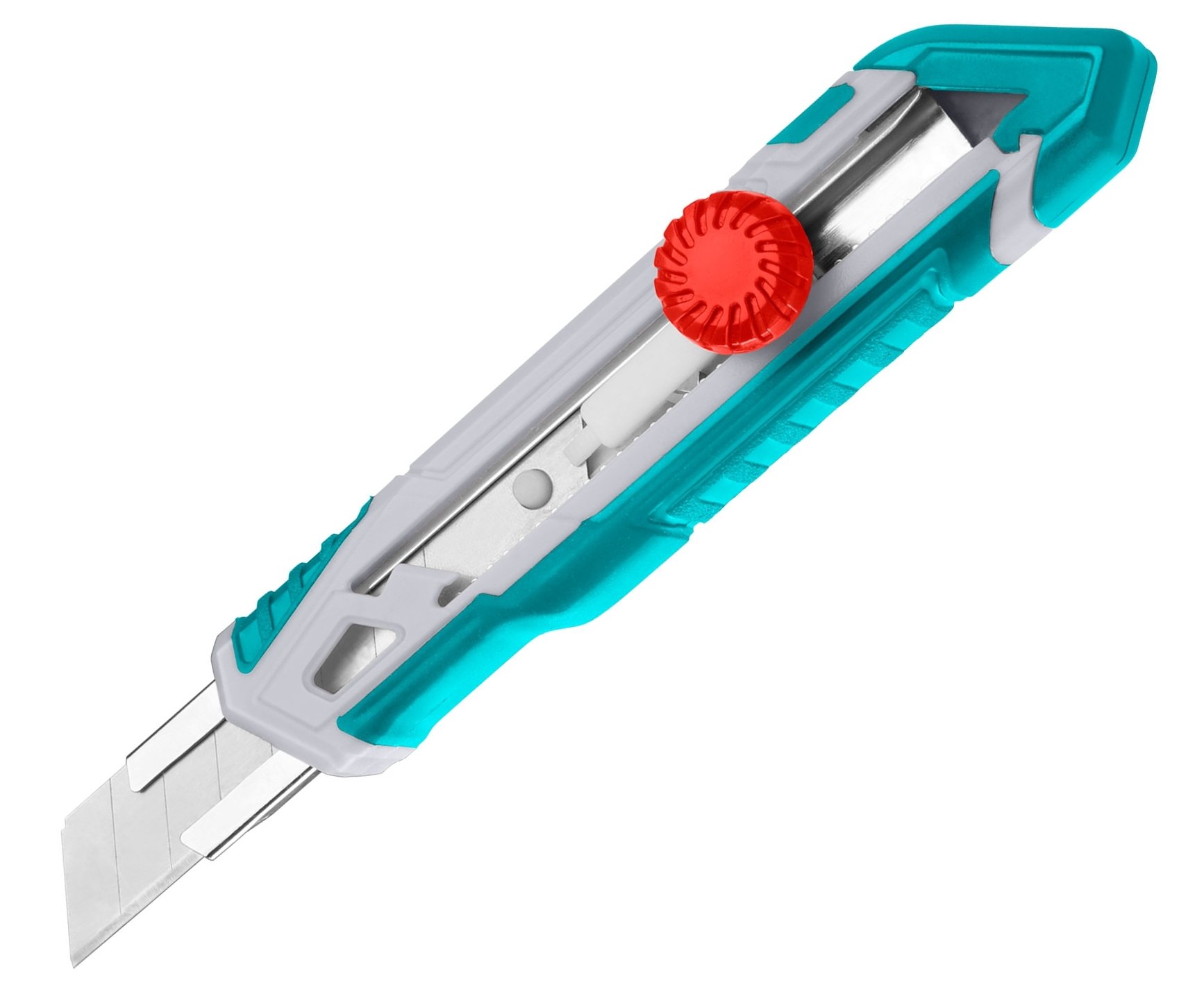 Nůž ulamovací 18mm s kolečkem a kovovou výztuhou Total THT511826