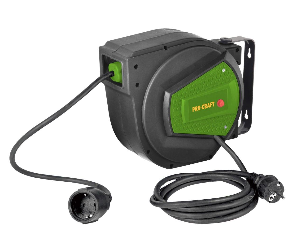 Šnůra prodlužovací na samonavíjecím bubnu 15m Procraft