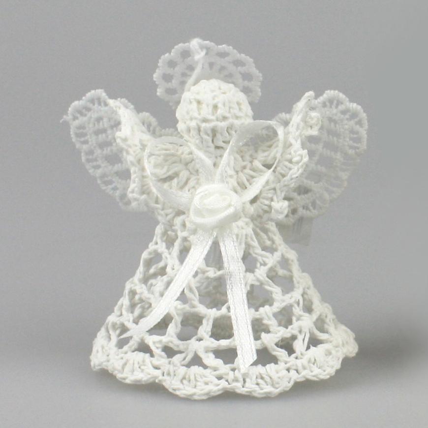 Anděl z krajky 8cm mix 31963 Baumax