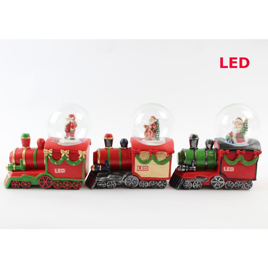 Sněhová koule 8cm. Led mix 45675 Baumax