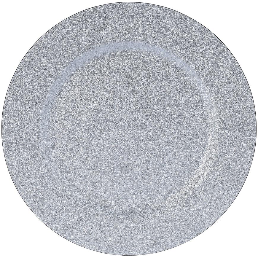Talíř silver glitter 33cm abx306610 Baumax