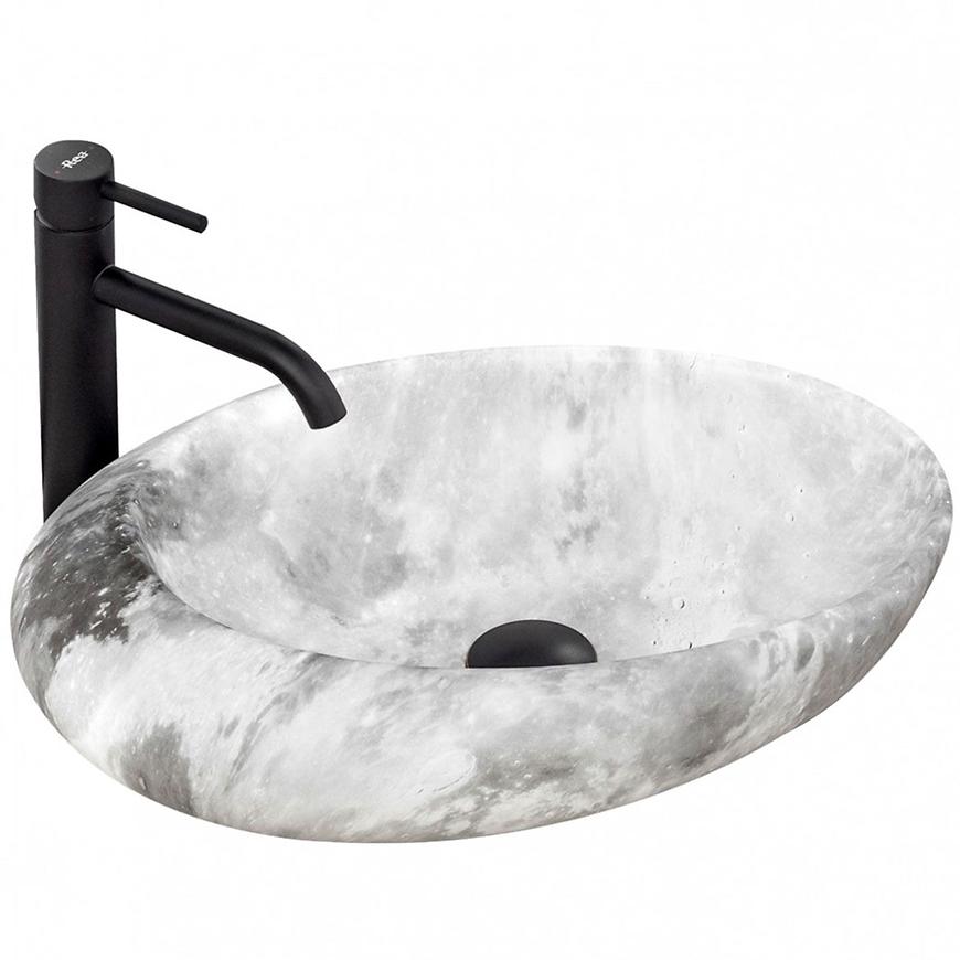 Umyvadlo na desku Roxy Stone Light Grey REA