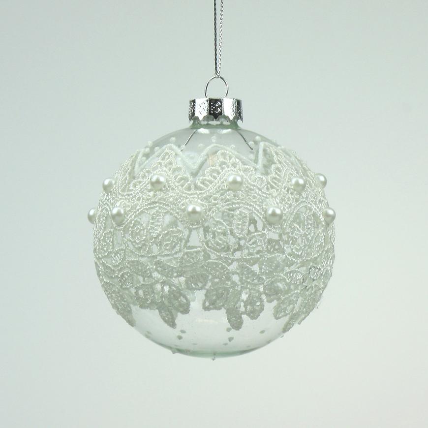 Vánoční ozdoba skleněná 8cm 36354 Baumax