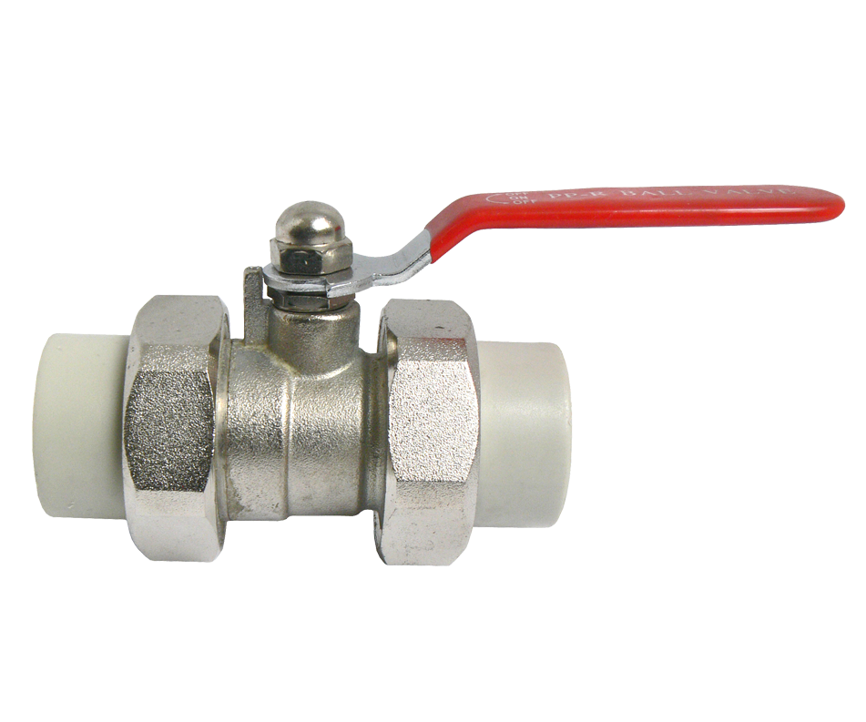 Ventil kulový se šroubením PPR PN20 - 25mm