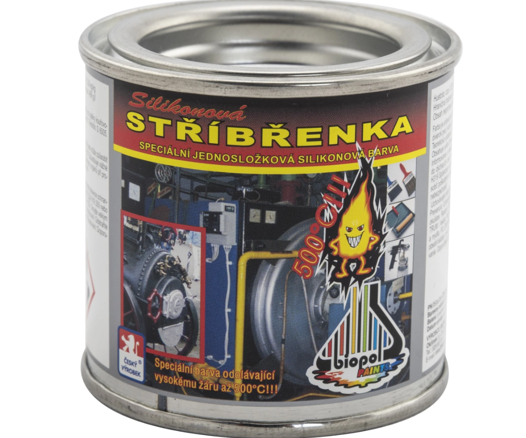Stříbřenka silikonová 500°C - 3