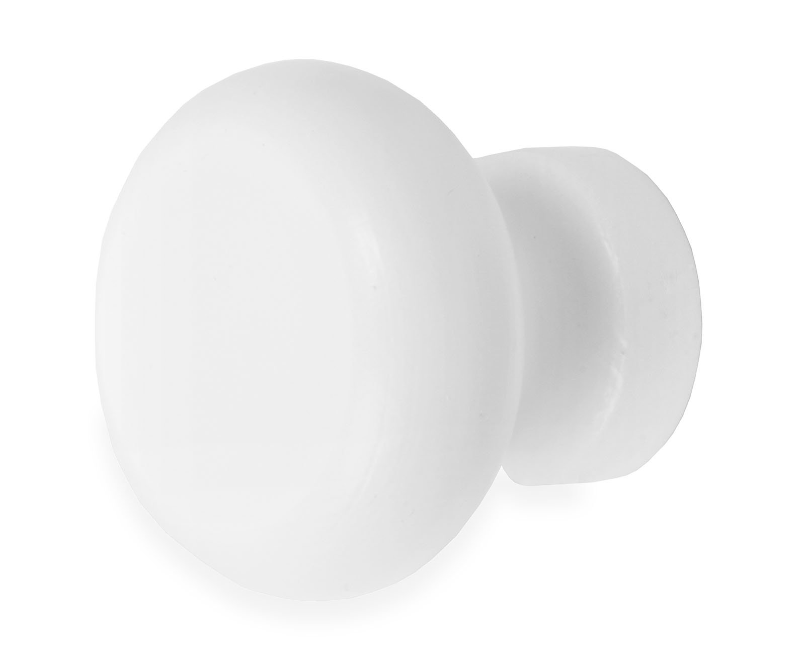 Knopek Jokl č.8 dřevěný - bílý matný