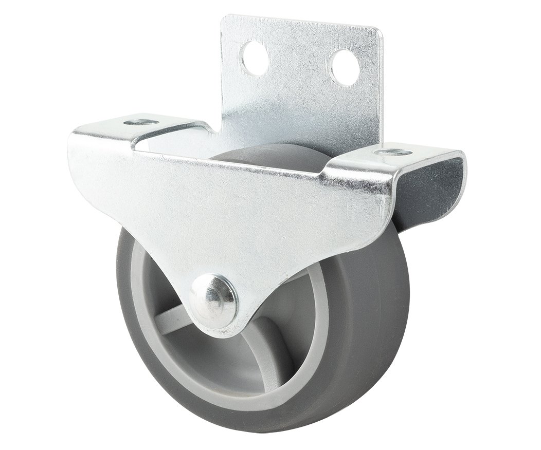 Kolečko nábytkové pevné 50mm plotýnka boční uchycení