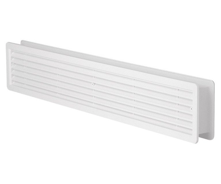 Mřížka větrací 2ks 500x90mm - bílá