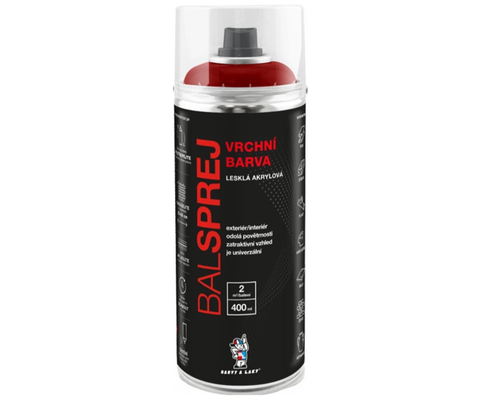 Barva ve spreji vrchní akrylová 400ml Balsprej - RAL 5002 modrá námořnická