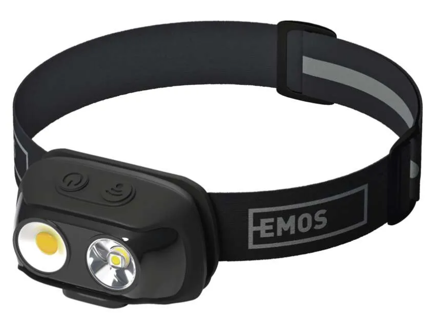 Čelovka nabíjecí bezdotyková LED+COB USB P3542