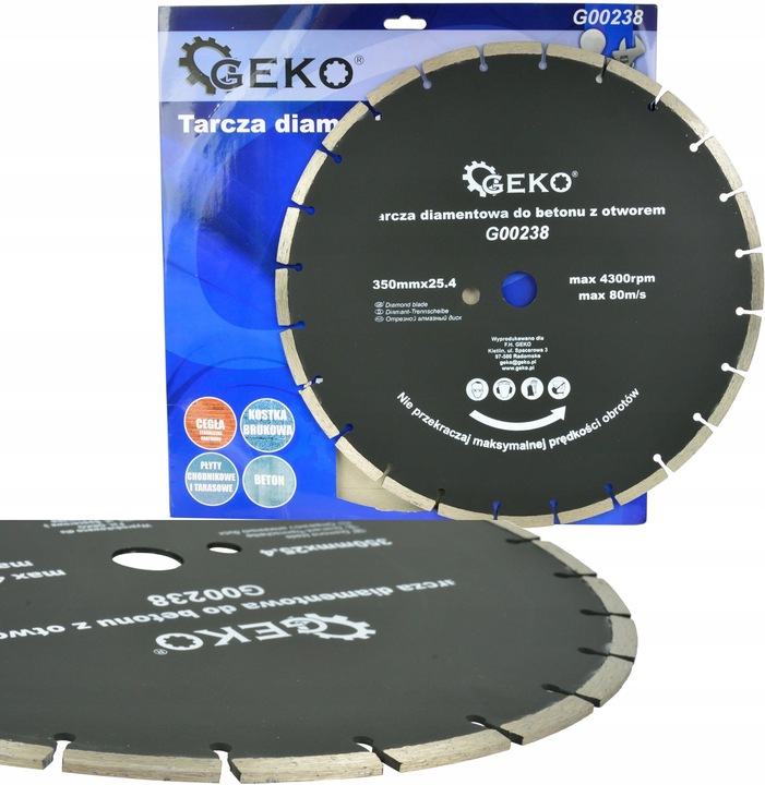 Diamantový kotouč segmentový 350x25