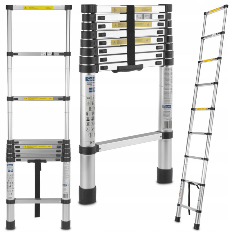 Teleskopický žebřík hliníkový 2