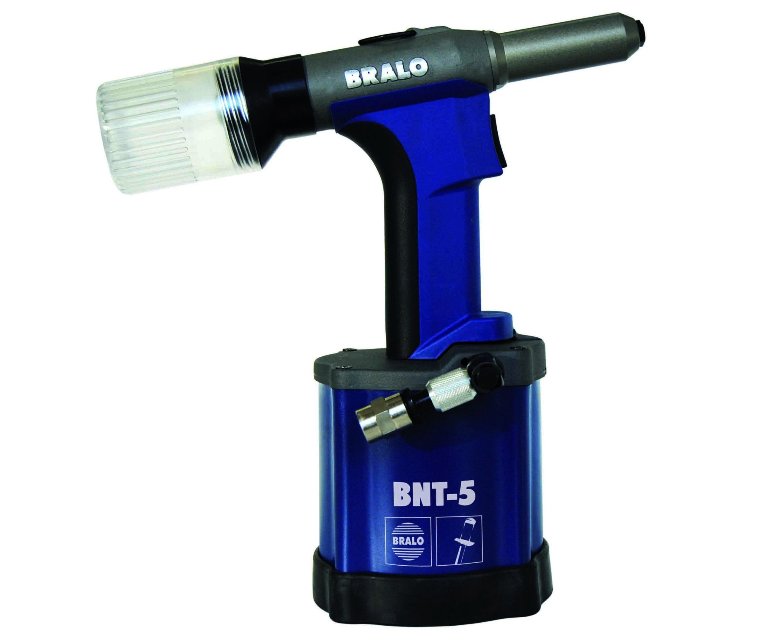 Bralo BNT-5 kleště nýtovací pneumatické 4.8-6.4mm+Trebol
