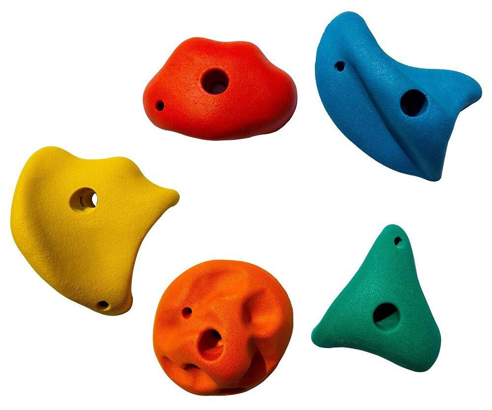 Chyty lezecké dětské 5ks 80kg pryskyřice - větší