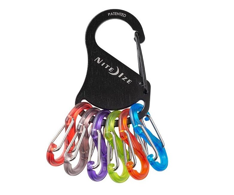 Klíčenka s karabinami Keyrack S-biner