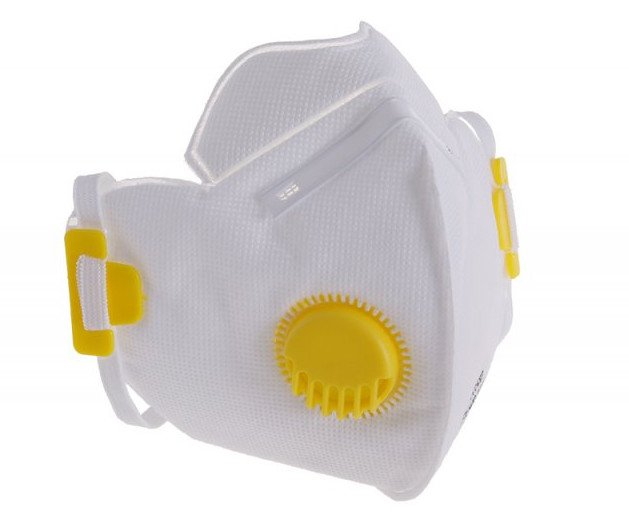 Respirátor FFP2 s výdechovým ventilem