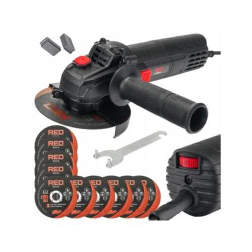 POWERMAT Úhlová bruska s regulací otáček 125mm + 10ks kotoučů