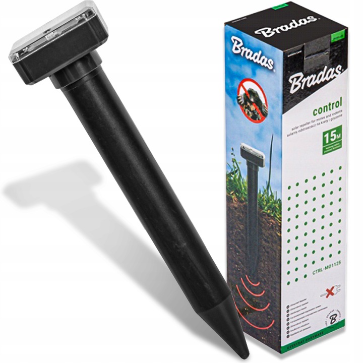 Solární odpuzovač krtků a hlodavců