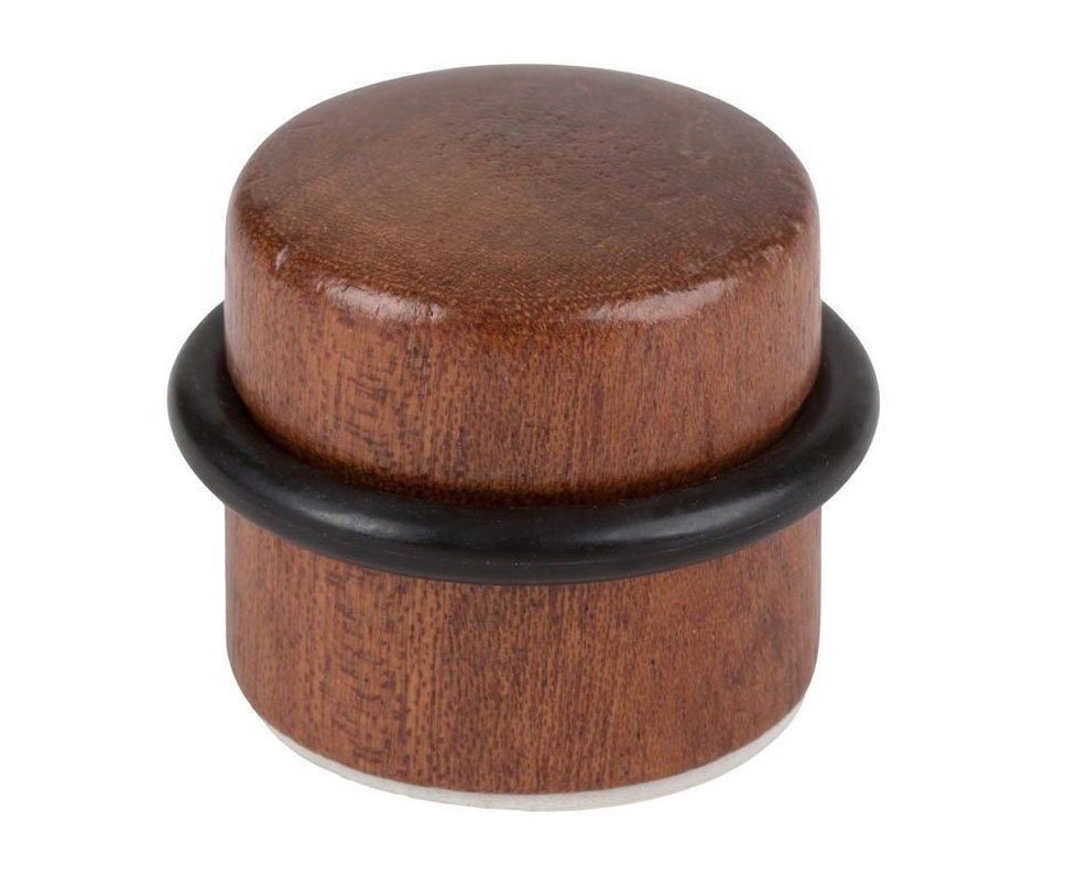 Zarážka dveří válec dřevo Walteco - mahagon