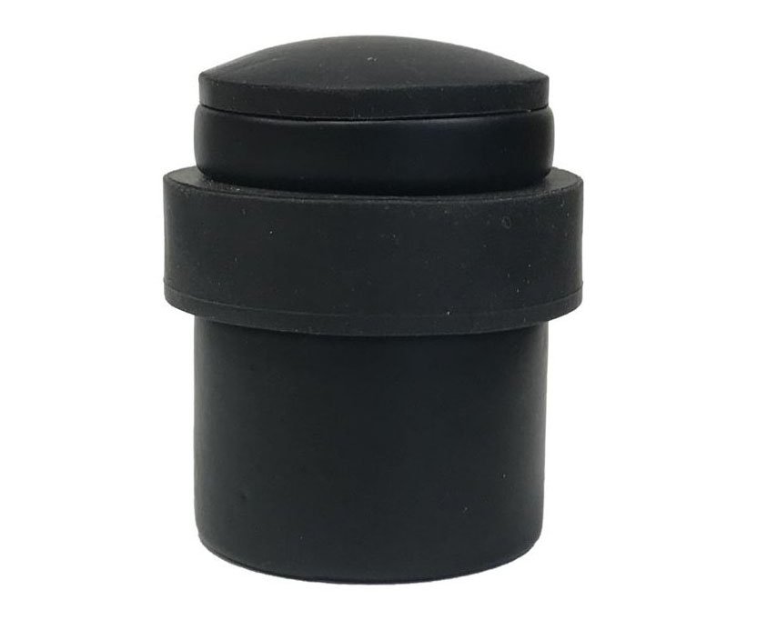 Zarážka dveří válec černá Walteco