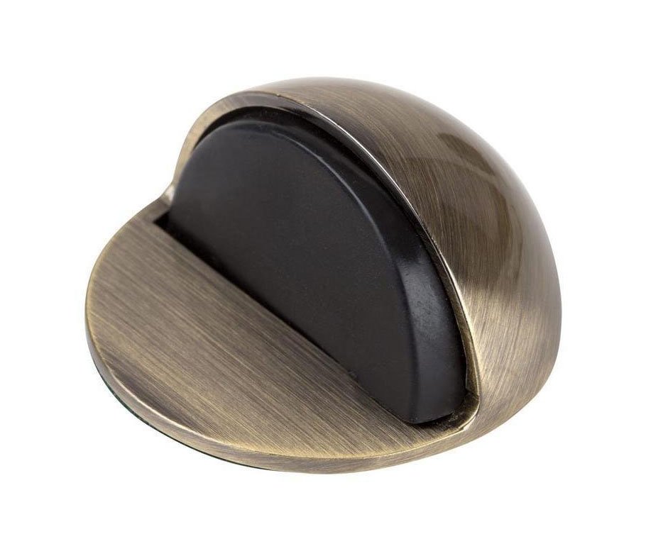 Zarážka dveří půlkulatá samolepicí Walteco - 45x25mm bronz