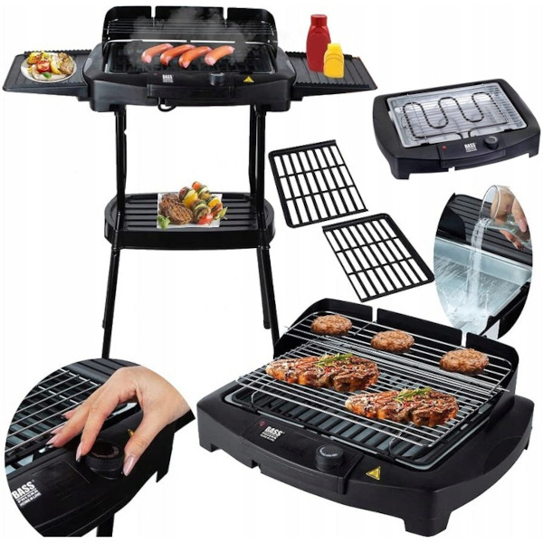 Elektrický gril 2v1 40x29cm BH19006 BASS