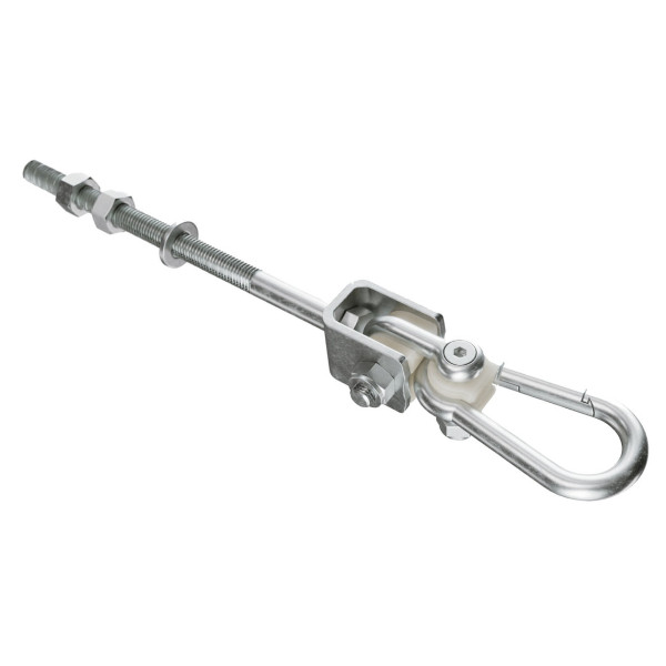 JIPOS Houpací hák tlumící vibrace s karabinou 200 mm