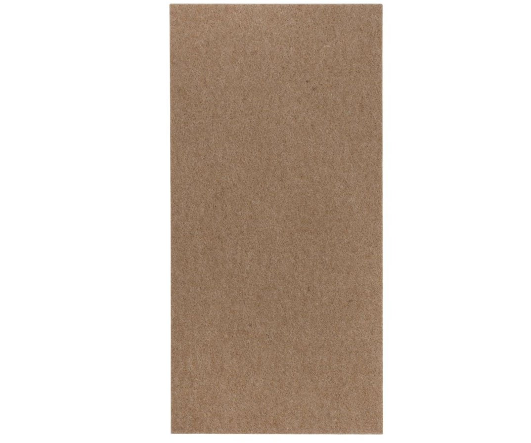 Kluzák filcový 120x240mm Walteco - světle hnědý