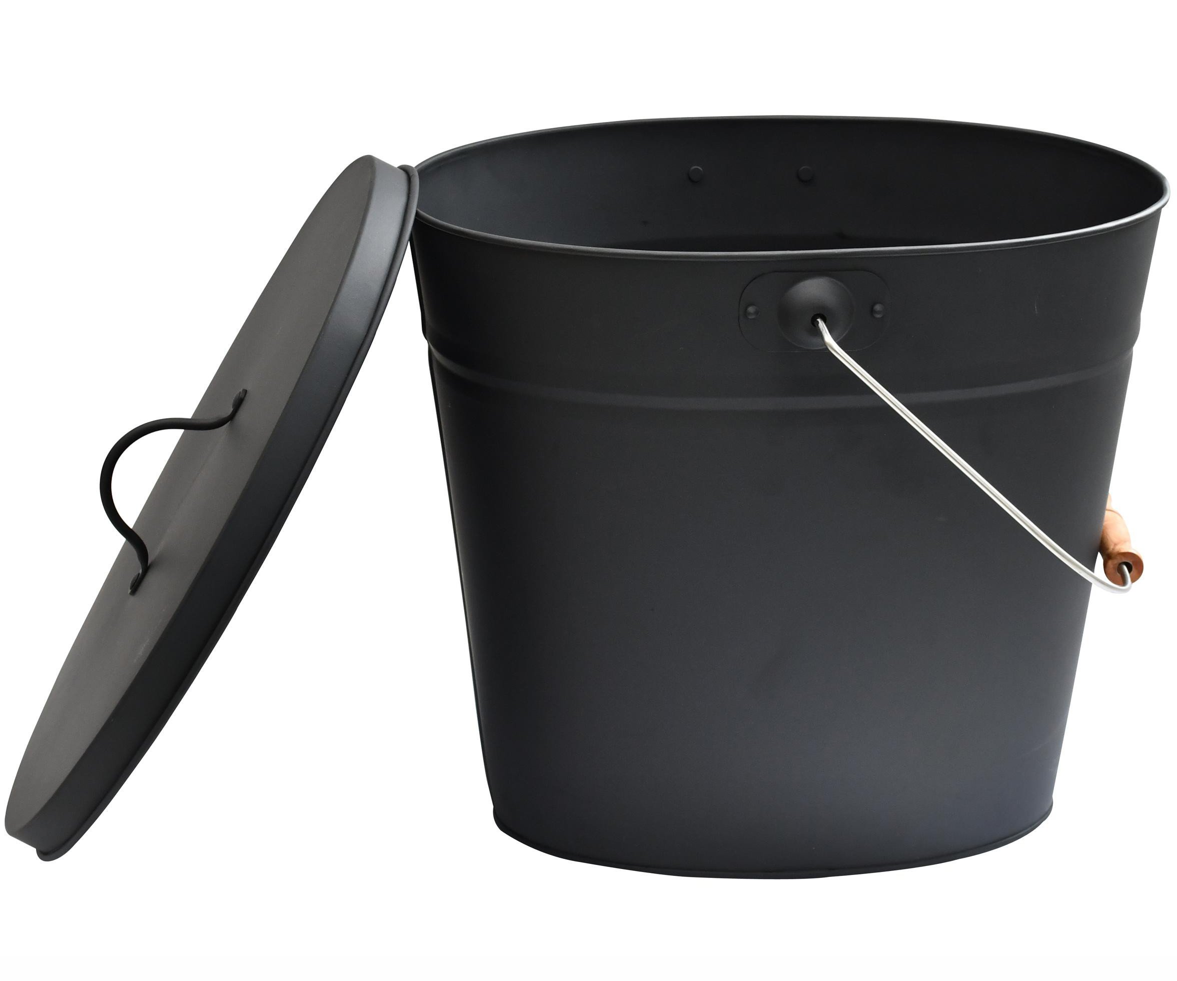 Nádoba na popel s víkem 13l