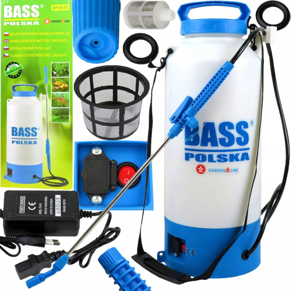 Akumulátorový postřikovač na záda 10l 8610 BASS