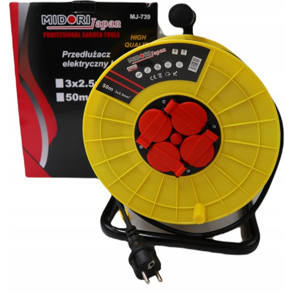 Prodlužovací kabel na bubnu 50m