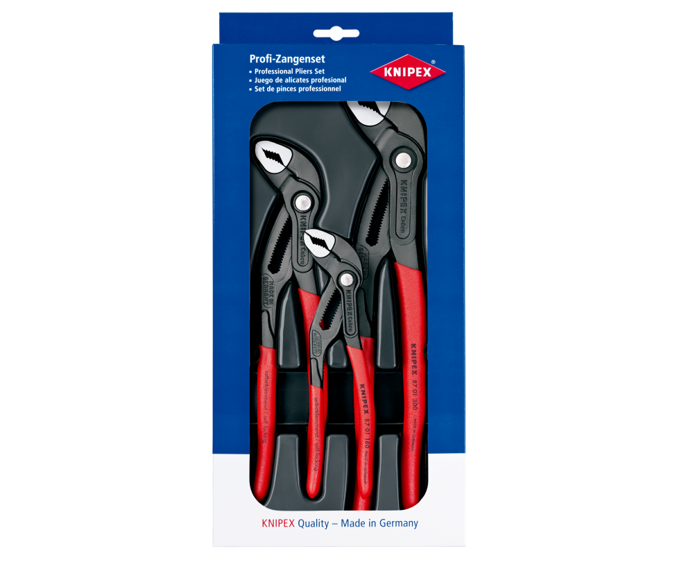 Sada siko kleští 3ks Cobra Knipex 00 20 09 V02